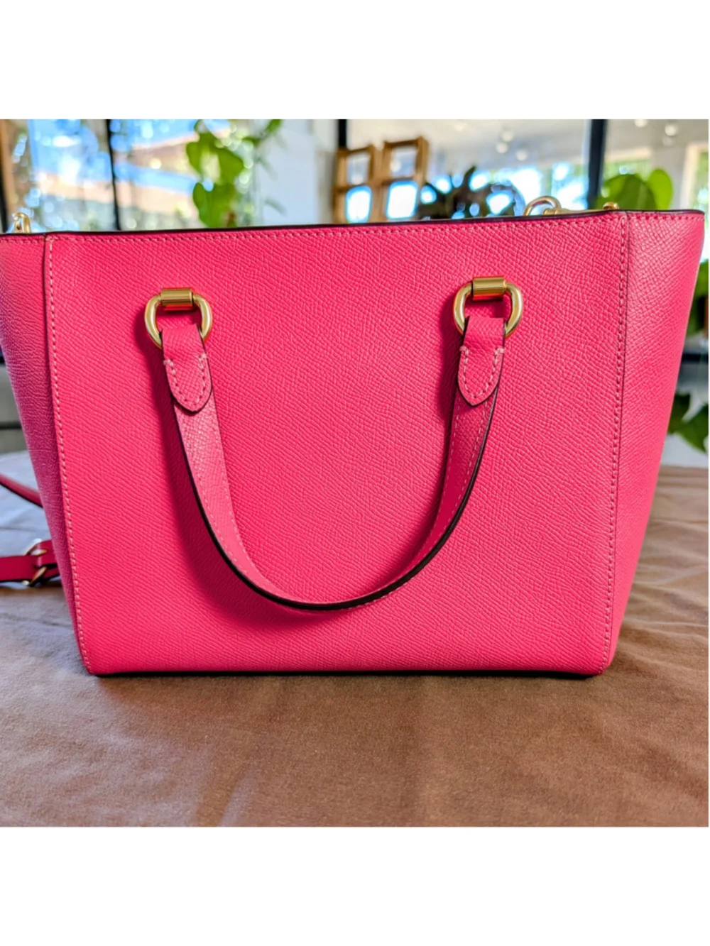 Coach Alice Mini Tote Crossbody Watermelon Leather CA224 Top Handle Satchel Bag